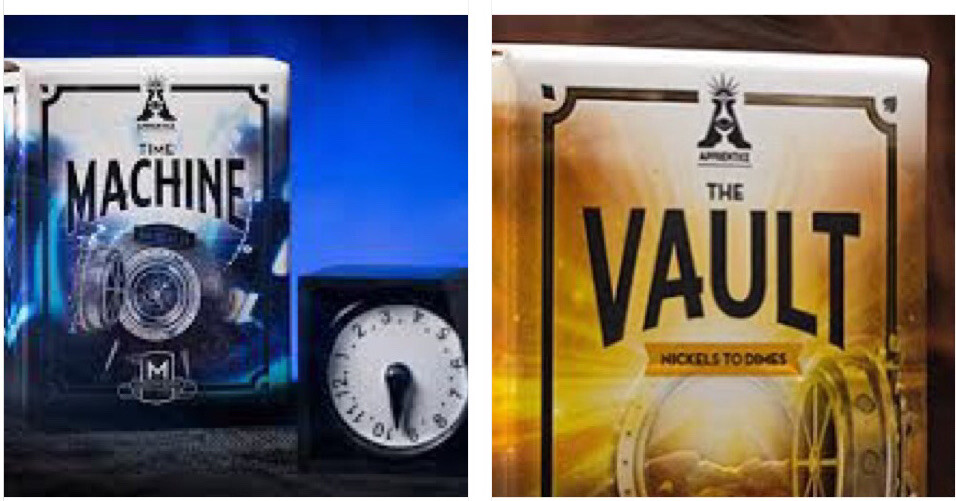 Hot & New Magic- The Time Machine Plus The Vault New In Boxes 2 Tricks!