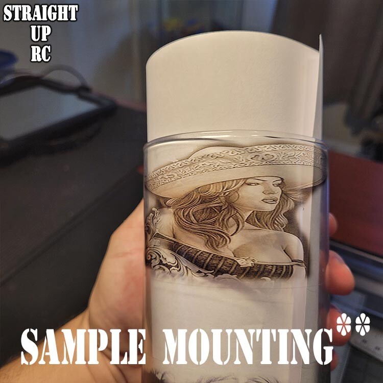 Custom Waterslide Decal - RC Lowrider "Airbrush Mural" Style "Sombrero Girl 2"