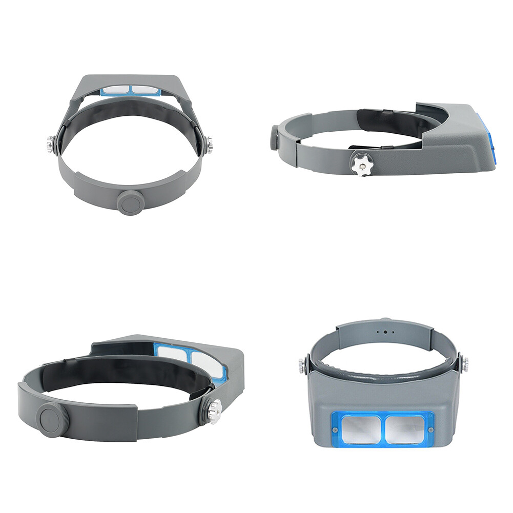 US 1 Pack Headband Magnifier Jewelers Magnifying Glasses Optical Headset Visor