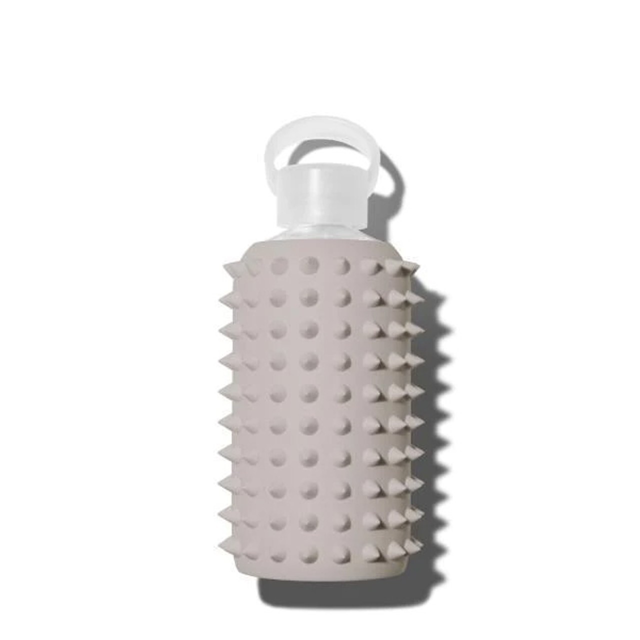 BKR Glass Water Bottle Spiked Heather (Opaque Concrete Gray) Little 16oz/500ml