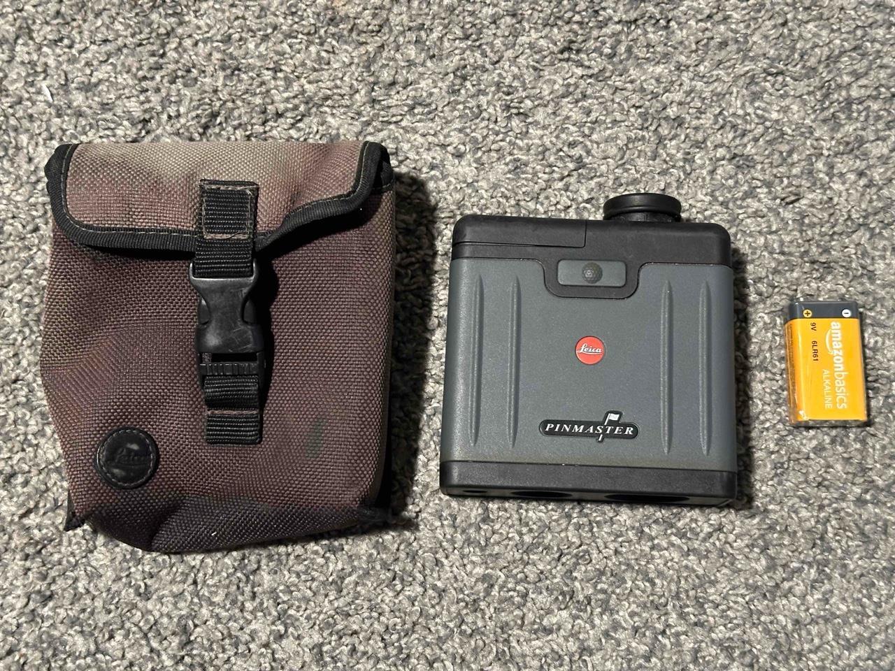 Leica Pinmaster Golf Rangefinder Distance Measuring Laser Tested Working 1st Gen