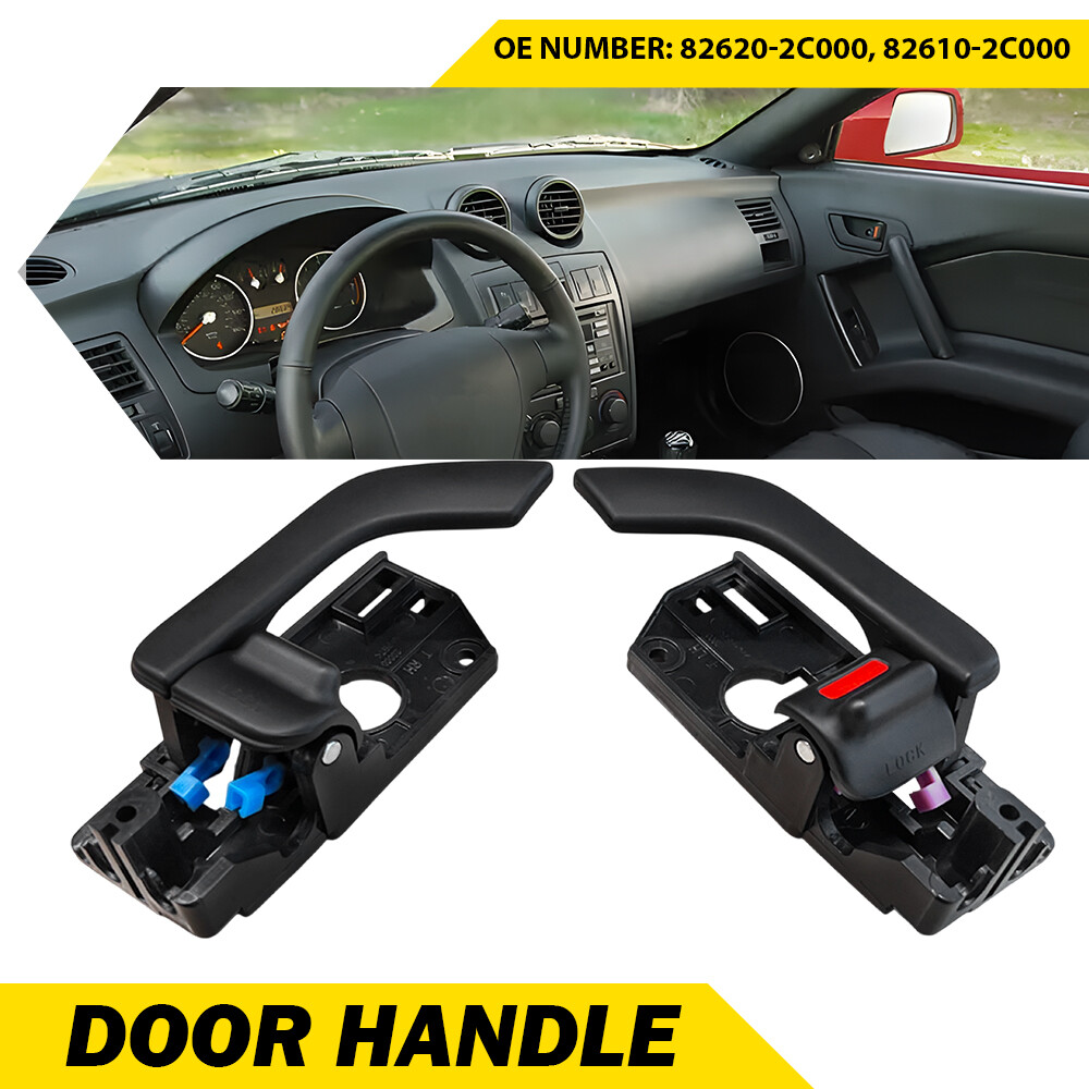 Pair For Hyundai Tiburon 03-08 Side Inside Interior Door Handle Front Right Left
