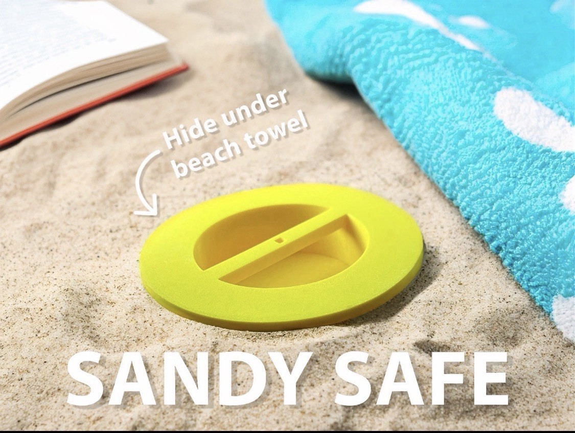 Beach Sand Vault Screw Coastal Cache Keep safe&dry Summer Vacation