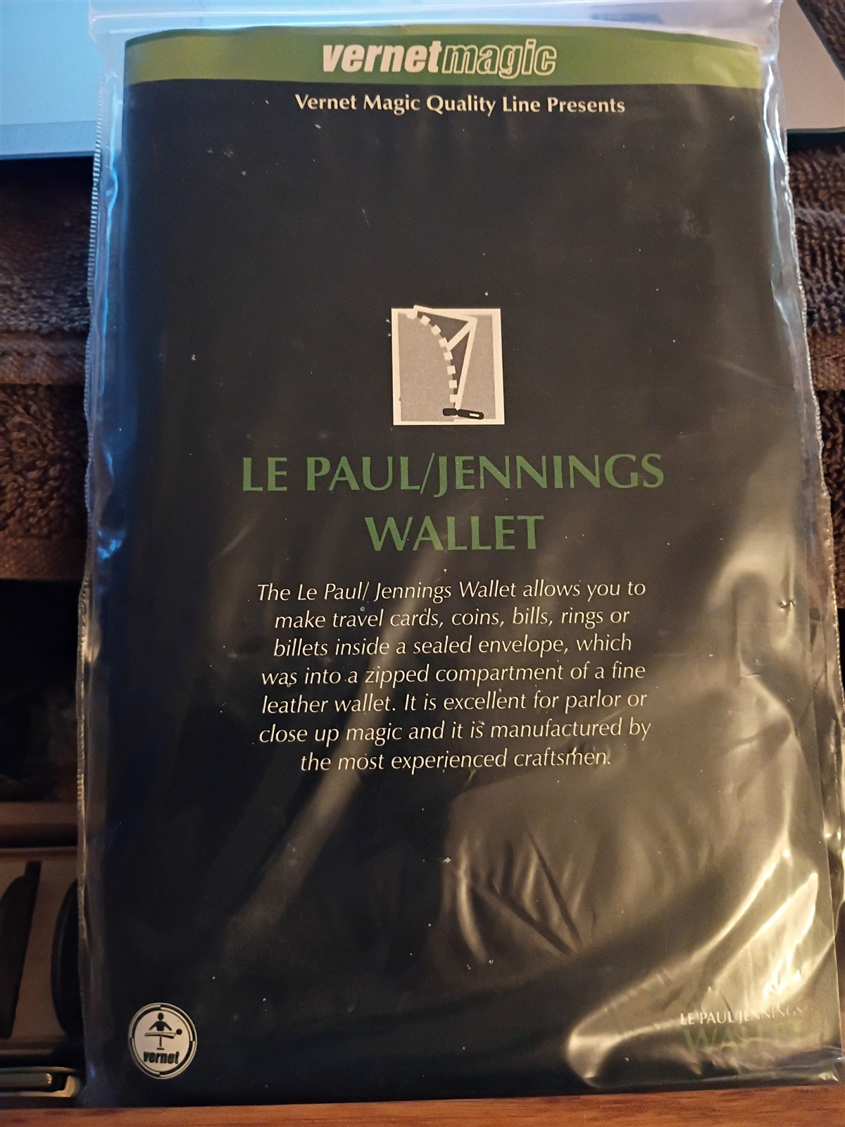 Card to Wallet LePaul Vernet Magic Brand New Genuine Leather