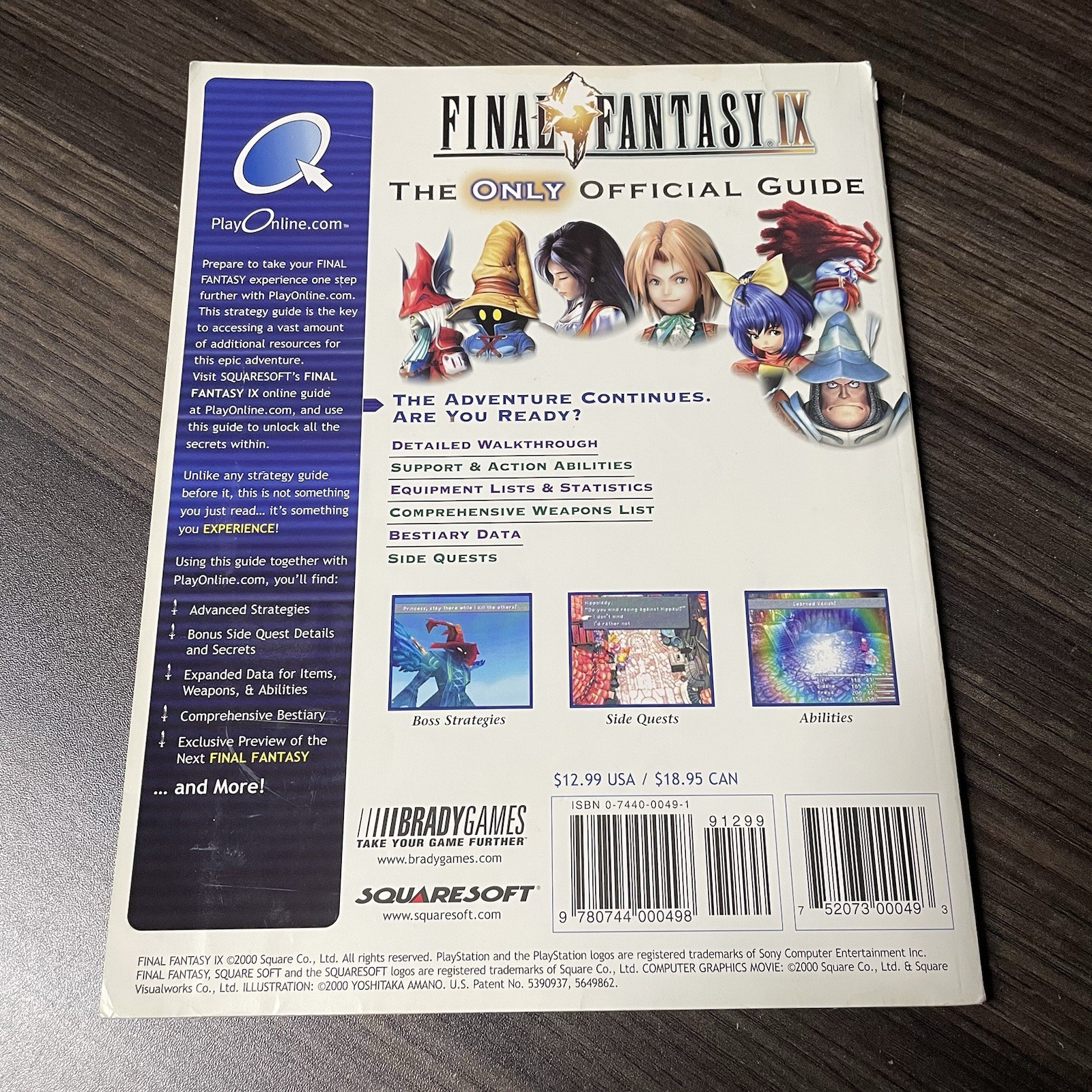 Final Fantasy IX Bradygames Official Strategy Guide