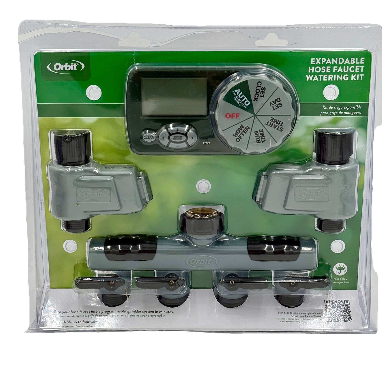Orbit Automatic Complete Yard Watering System Kit 58911-03 Garden