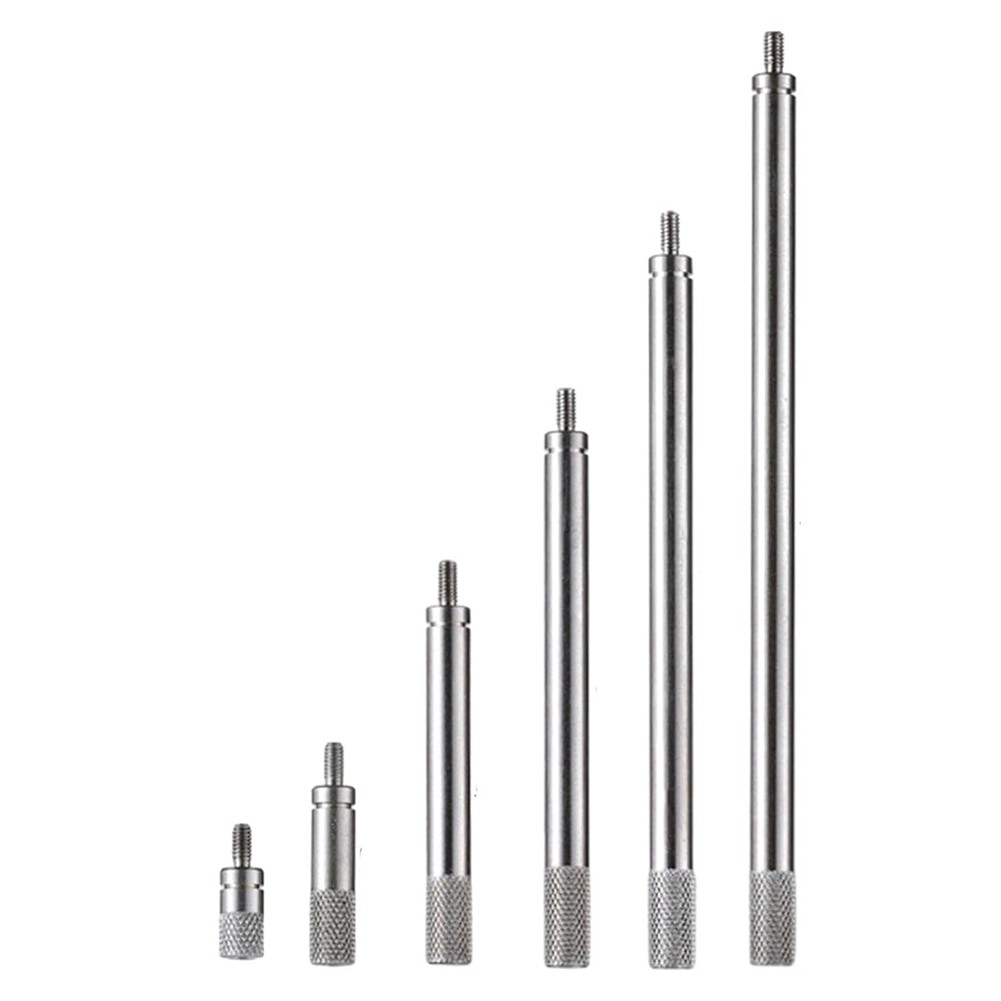6pcs  Indicator Extension Stem Rod Set M2.5 Thread,10-100mm Extend Rod4350