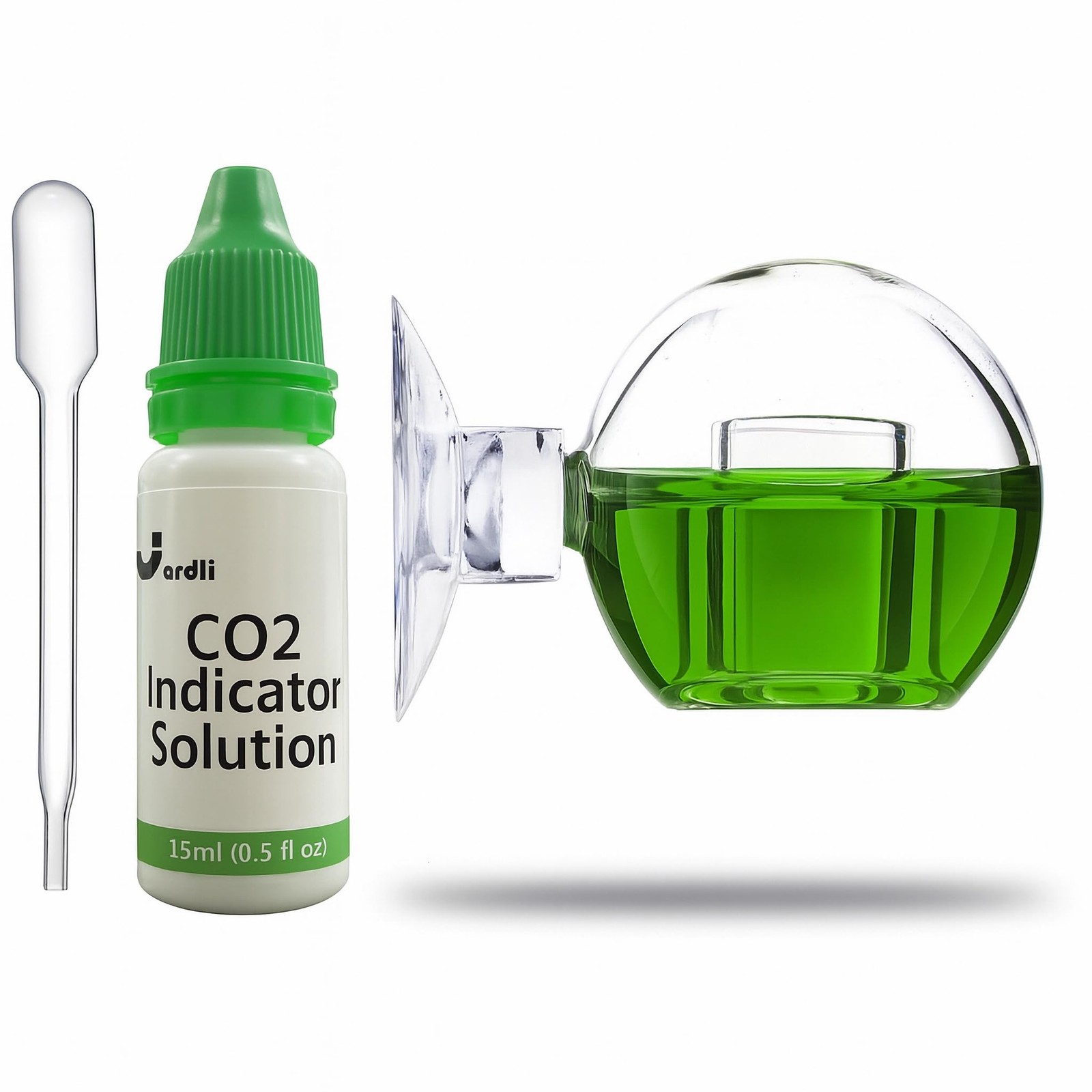 JARDLI Glass CO2 Drop Checker – Monitor Kit for Aquarium Planted Tank...