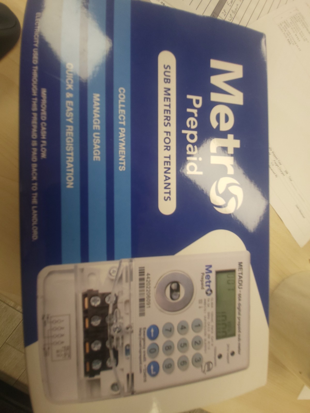 Metro prepaid 60a digital submeter