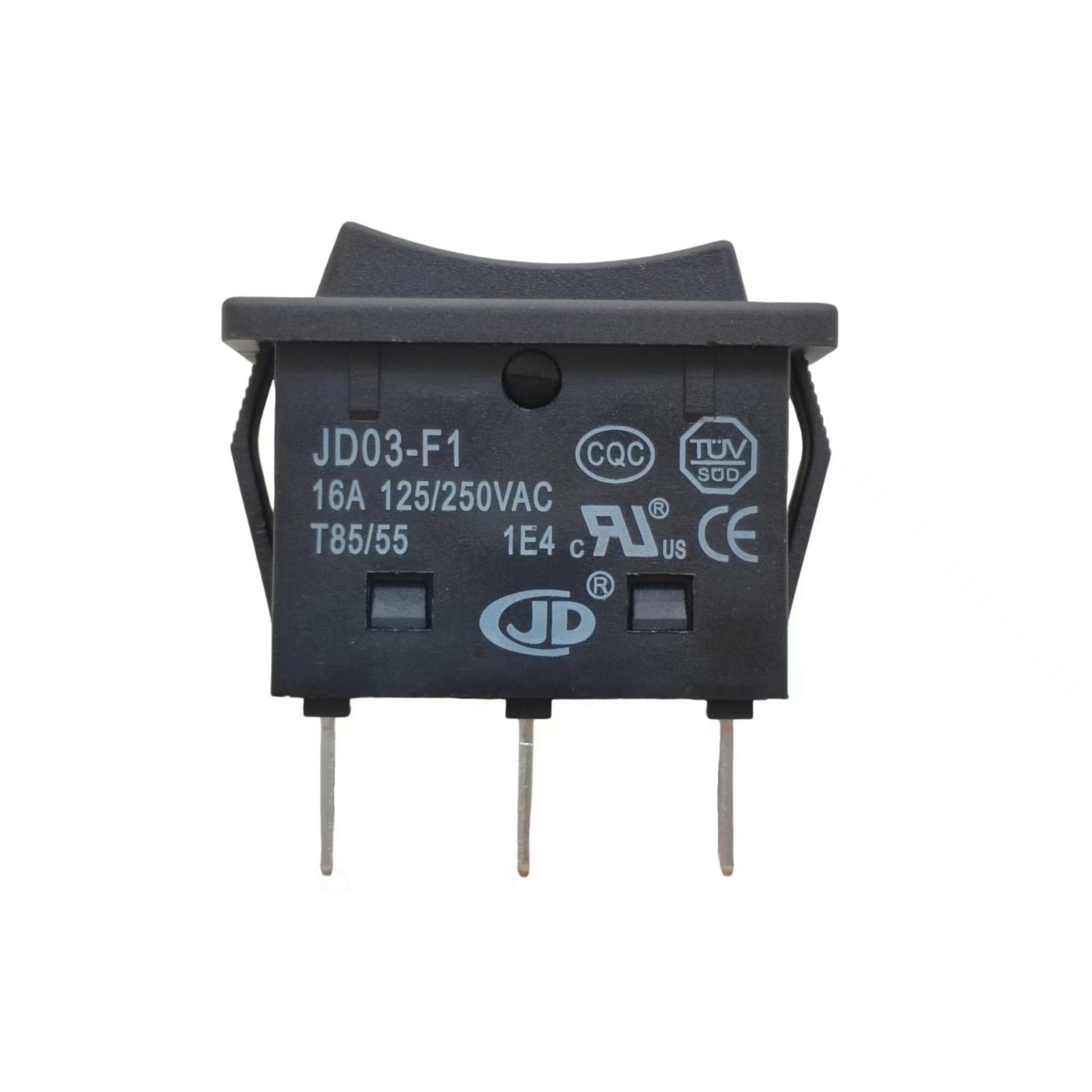 1pcs KCD4-3NC 3 Pins 3 Positons Double Side Momentary in-Out Rocker Switch