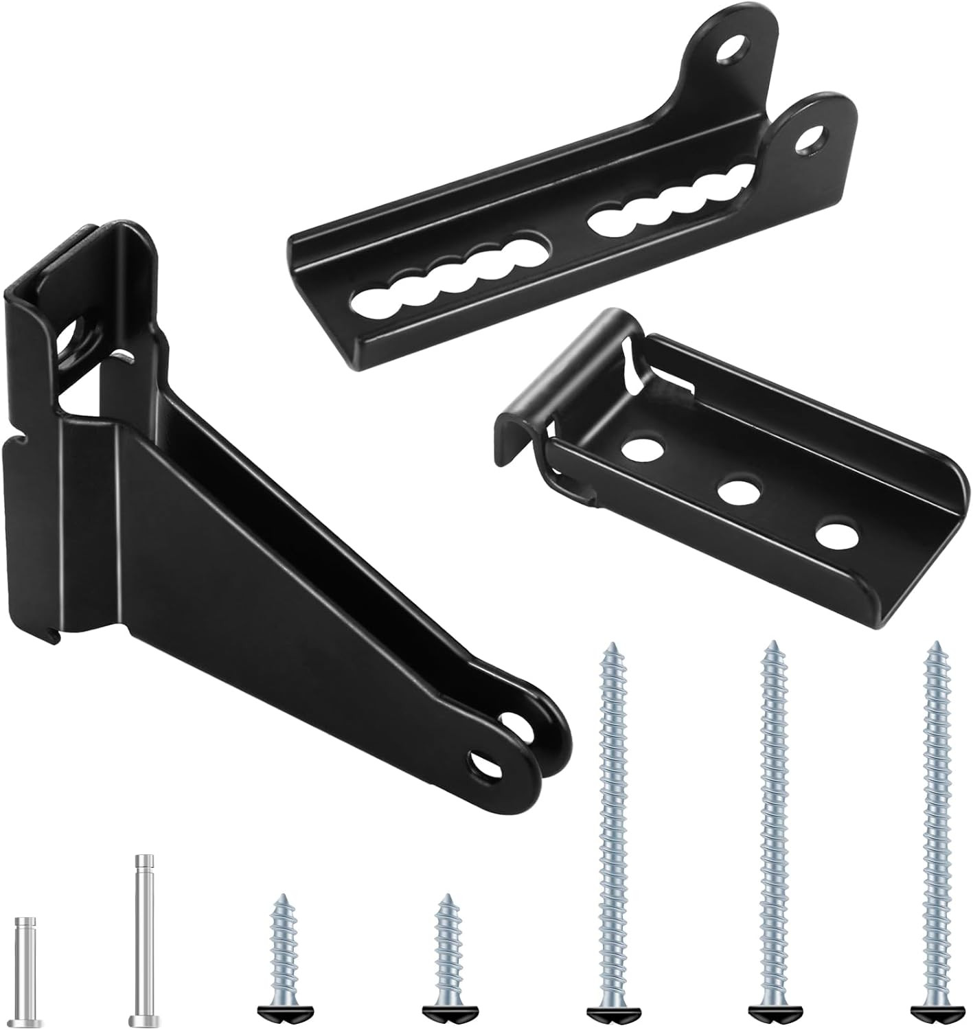 Reinforced Storm Door Closer Bracket – Fits Andersen, Emco, Larson, Pella – Blac