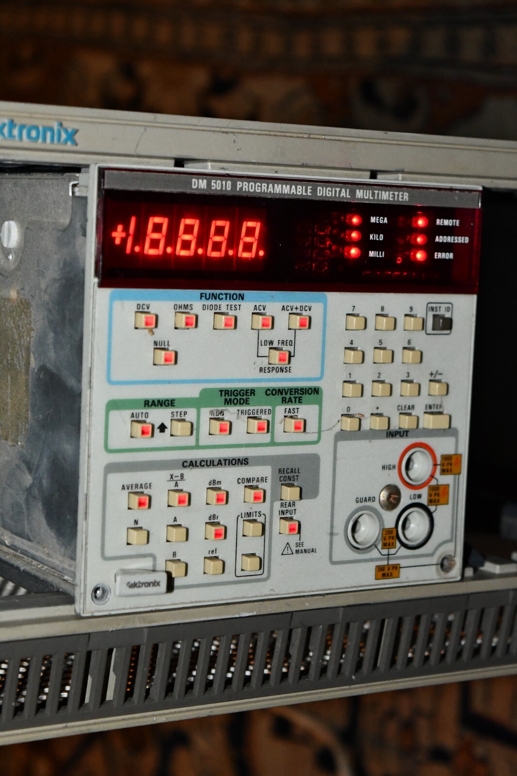Tektronix DM5010 Programmable Digital Multimeter -FLASHES ON-AS IS READ 515b2 #1