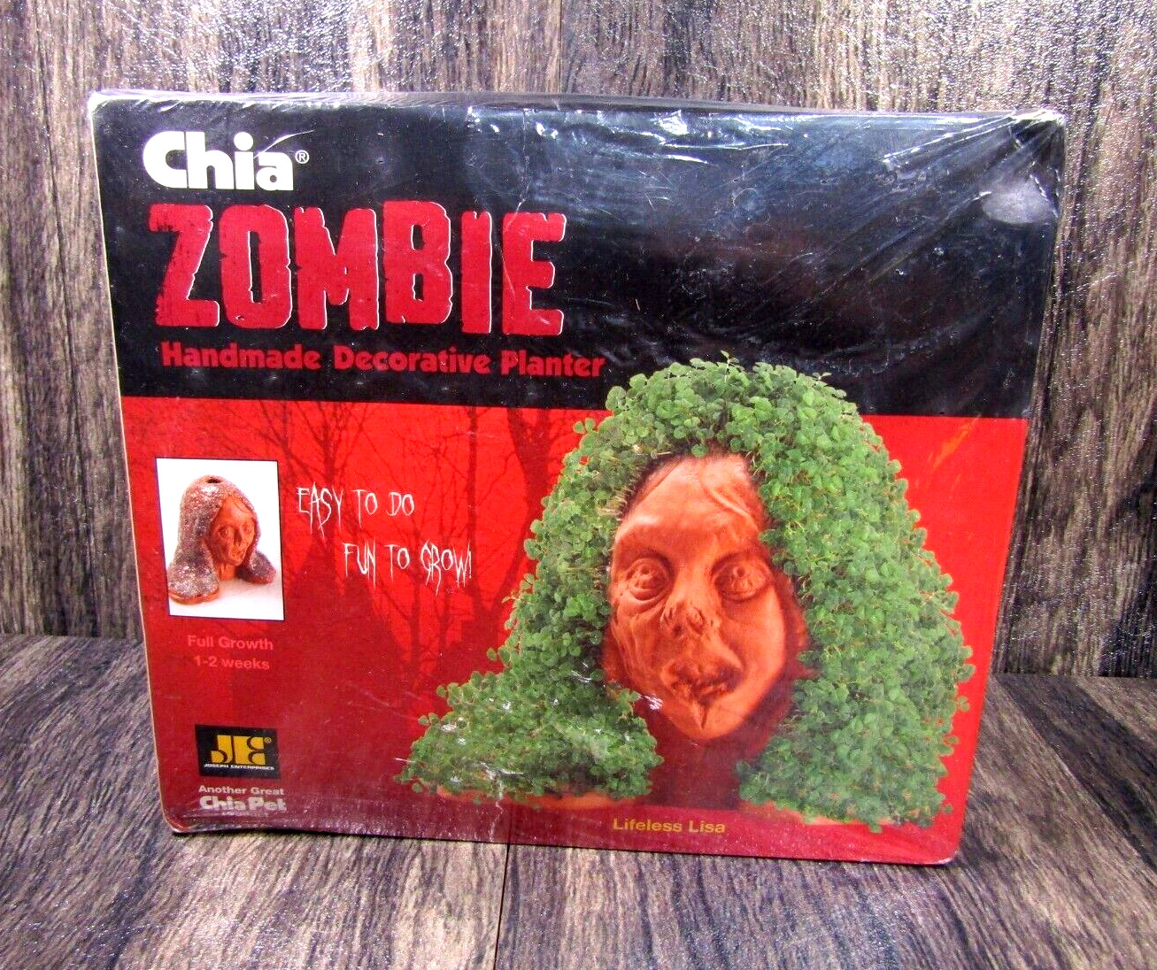 Chia Zombie Pet Home Planter Seed Kit Lifeless Lisa Walking Dead Fans New