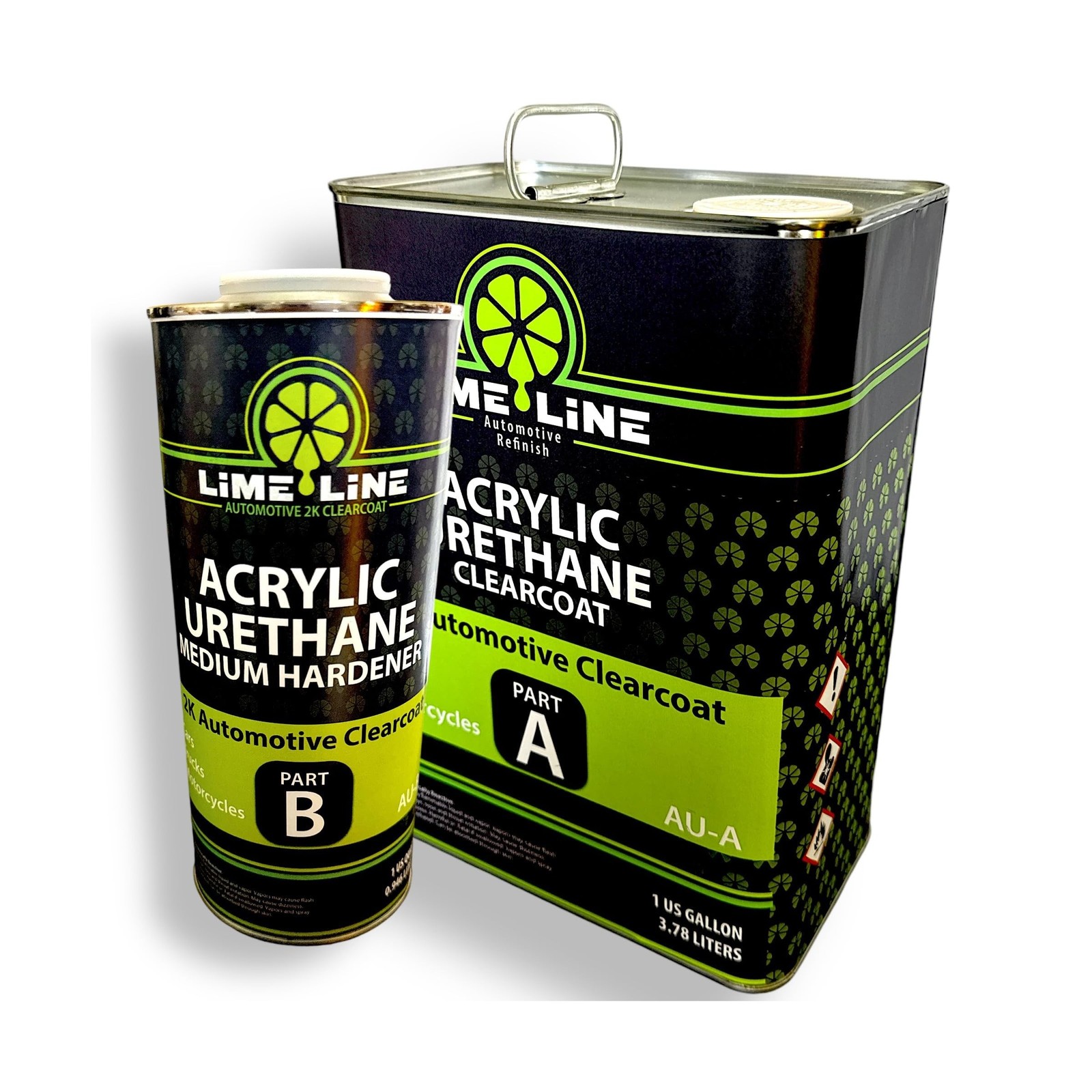 LiME LiNE 2K Clearcoat, Automotive Paint Kit with Hardener, Topcoat For Cars,...