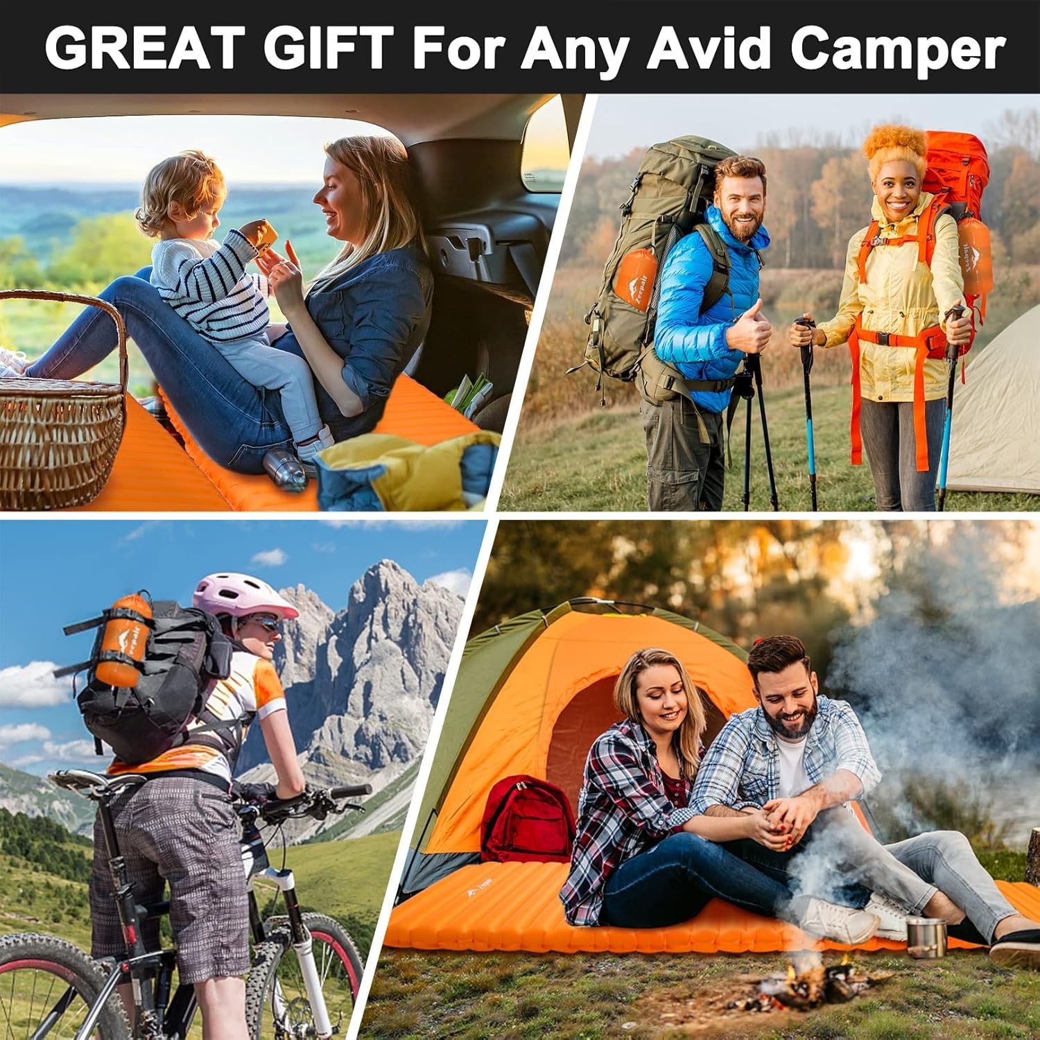 Portable Waterproof Sleeping Pad with Compression Bag - Perfect for Backpacking