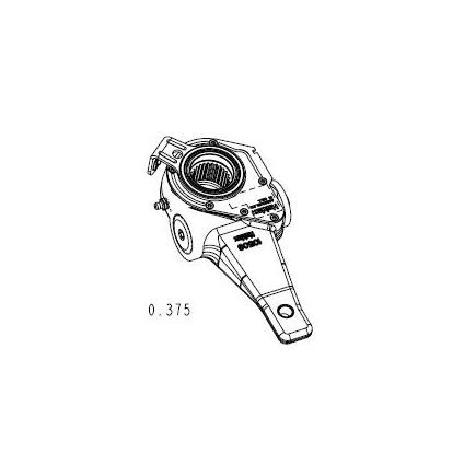 Haldex 30050040 Air Brake Automatic Slack Adjuster Kit Transit Aa1, 6.5" Arm Len