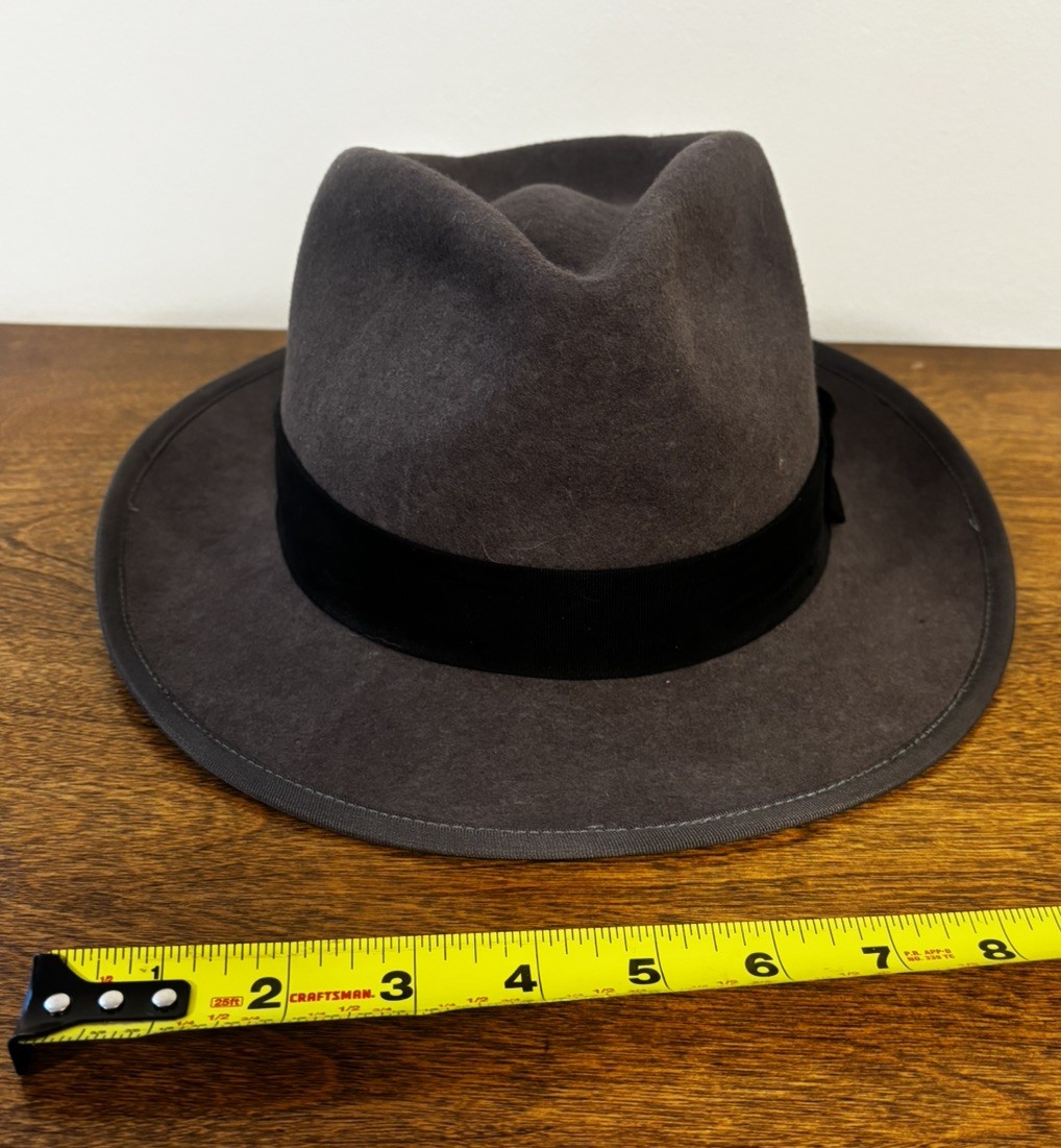 Hat Dorfman Pacific Scala Classico 100% Wool Felt Hat, gray, Size Medium