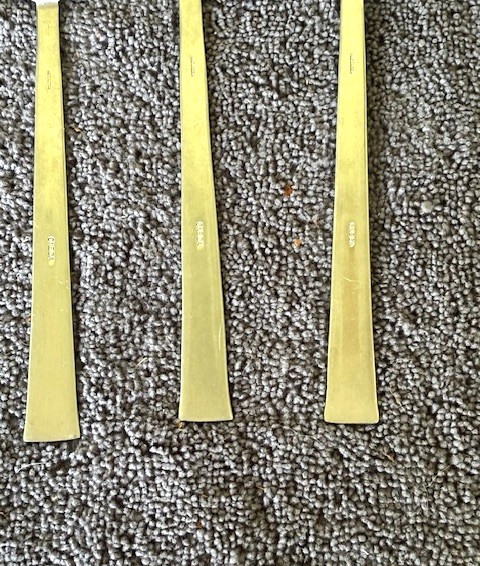 3-Oneida SUNNYBROOK Dinner Forks 8-1/8" VGUC