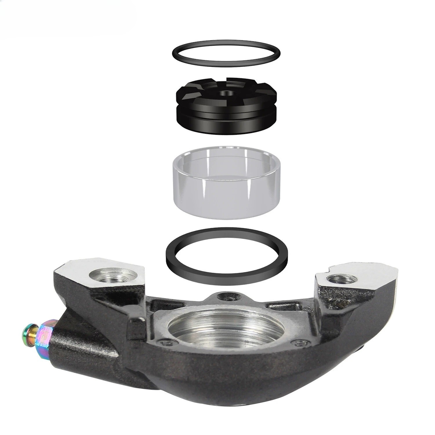 Titanium Alloy Bike Disc Brake Caliper Piston Seals Ring for For SLX XT XTR