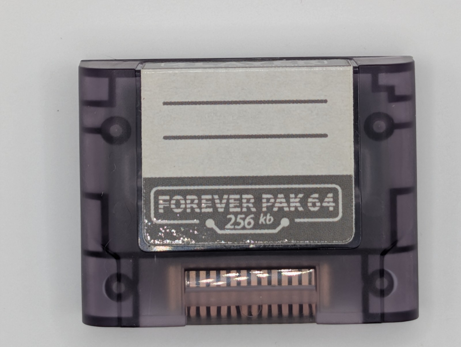 Forever Pak 64 256KB Battery-free Memory Pak for Nintendo 64 Atomic Purple