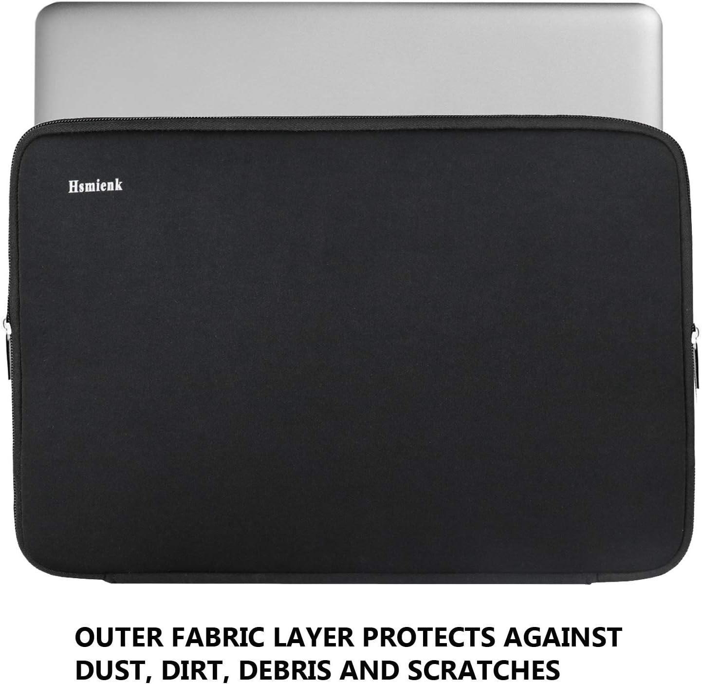 Laptop Sleeve 15.6in Shockproof Flip Case Briefcase Black