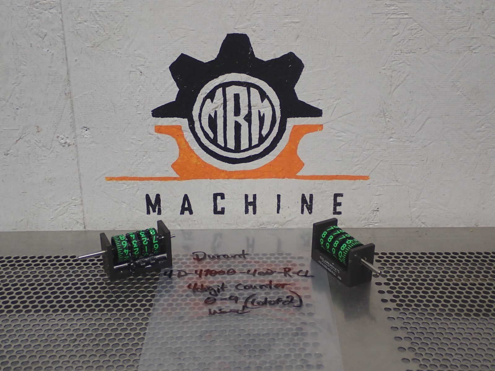 Durant 4-D-41000-400-R-CL Mechanical Counter 4-Digit Used W/ Warranty (Lot of 2)