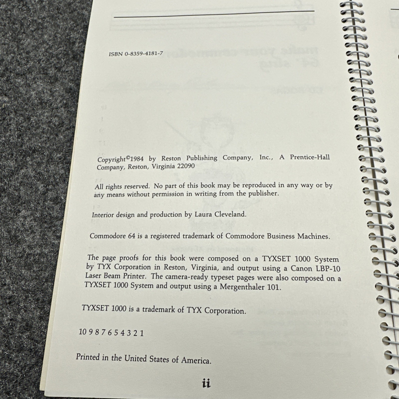 Make Your Commodore 64 Sing Book 1984