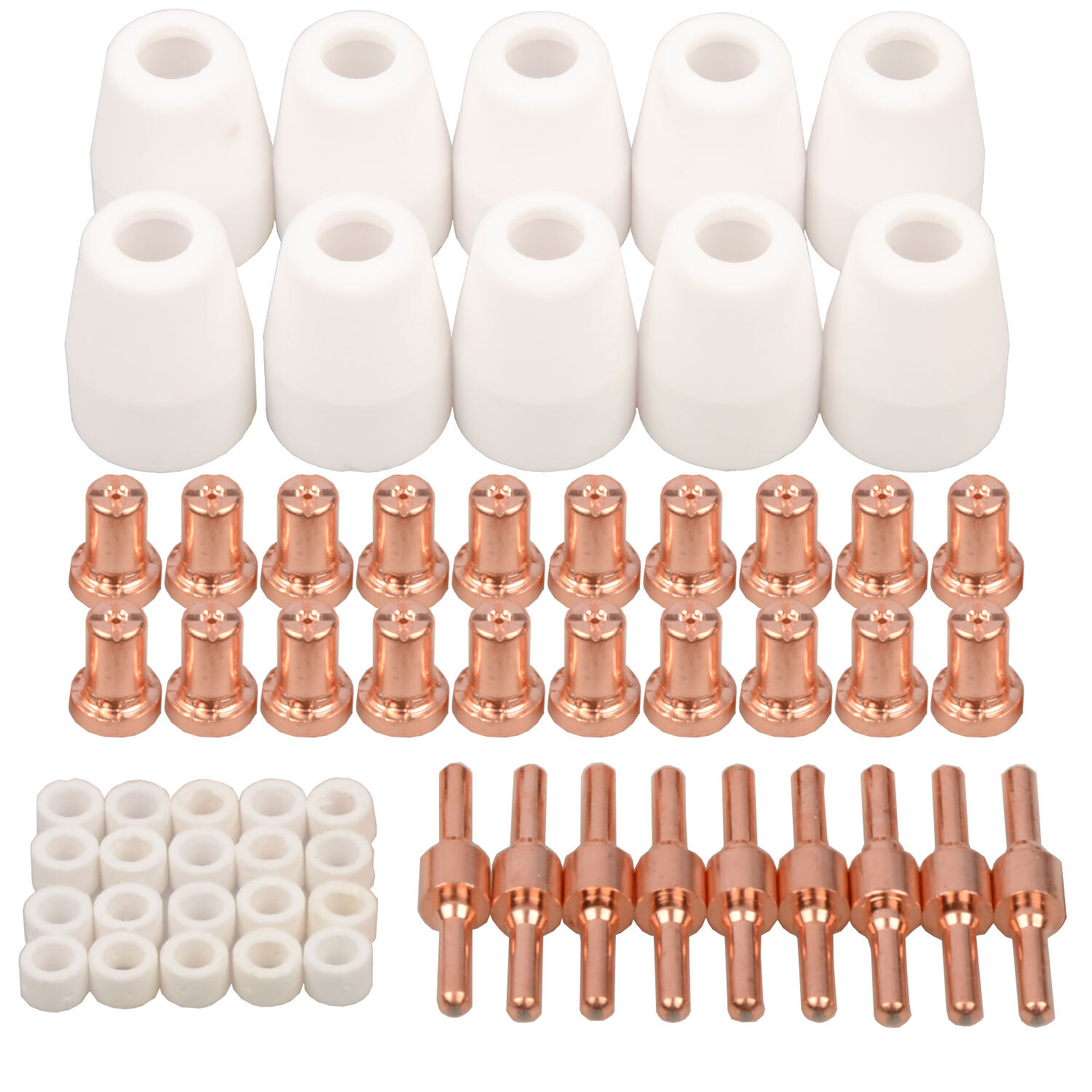 60PCS PT-31 air plasma cutting head expansion consumable for CUT-40 CUT-50D
