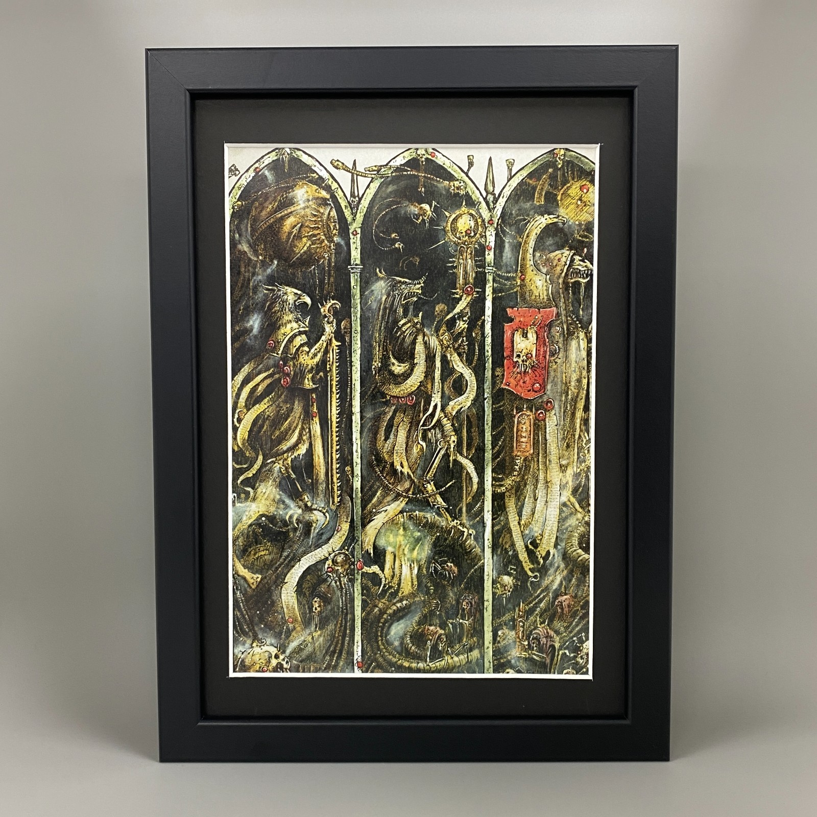IMPERIUM OF MAN FRAMED ART JOHN BLANCHE IMPERIAL BANNER WARHAMMER 40,000 40K
