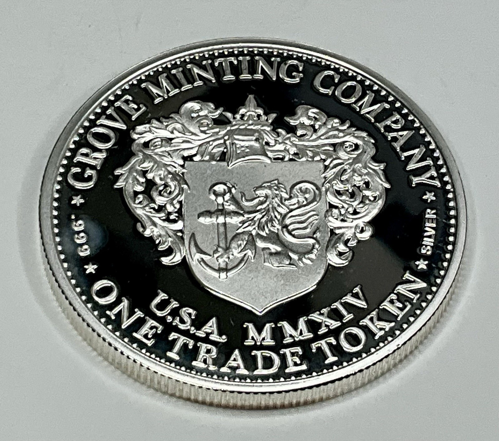 (2014)-1872 Amazonian Proof, Minted by Grove Mint