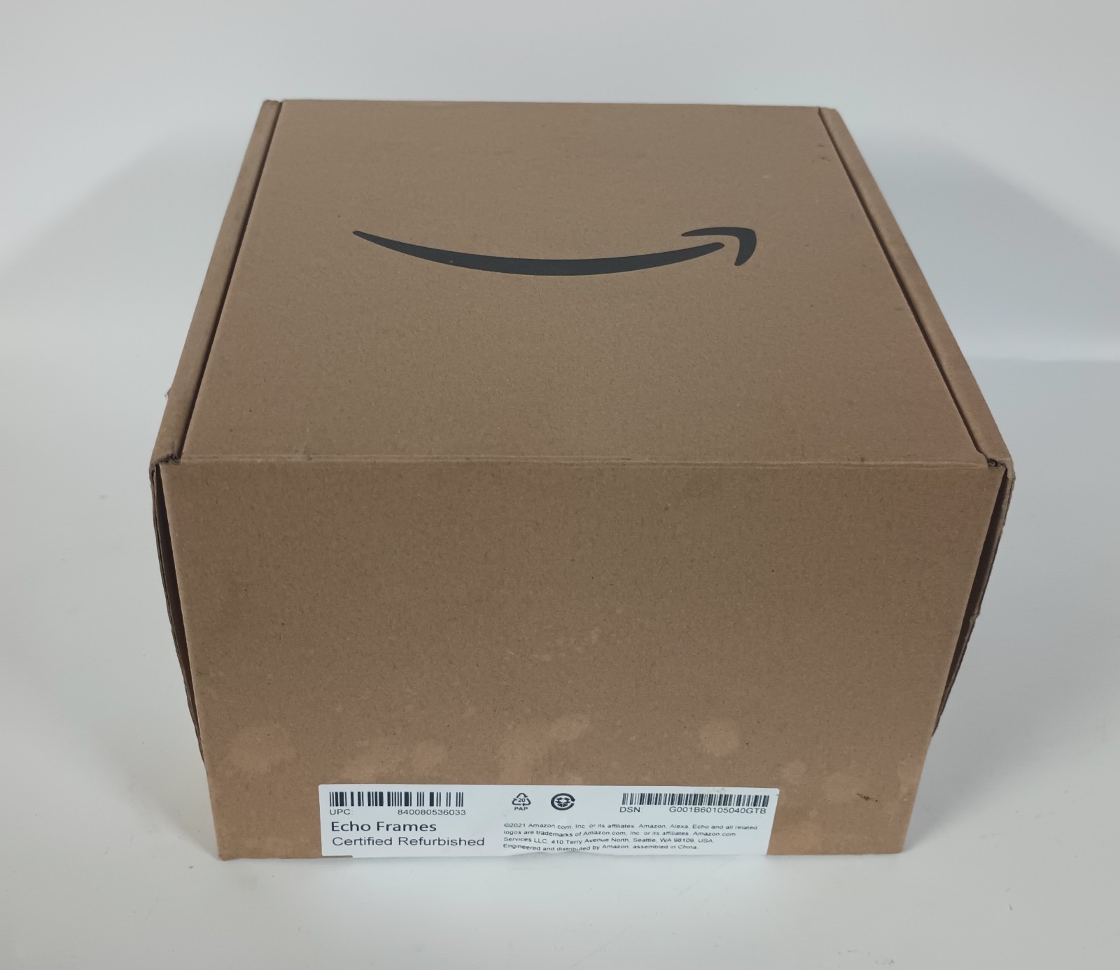 Amazon Echo Frames 2nd Generation Rectangle Smart Glasses Charger