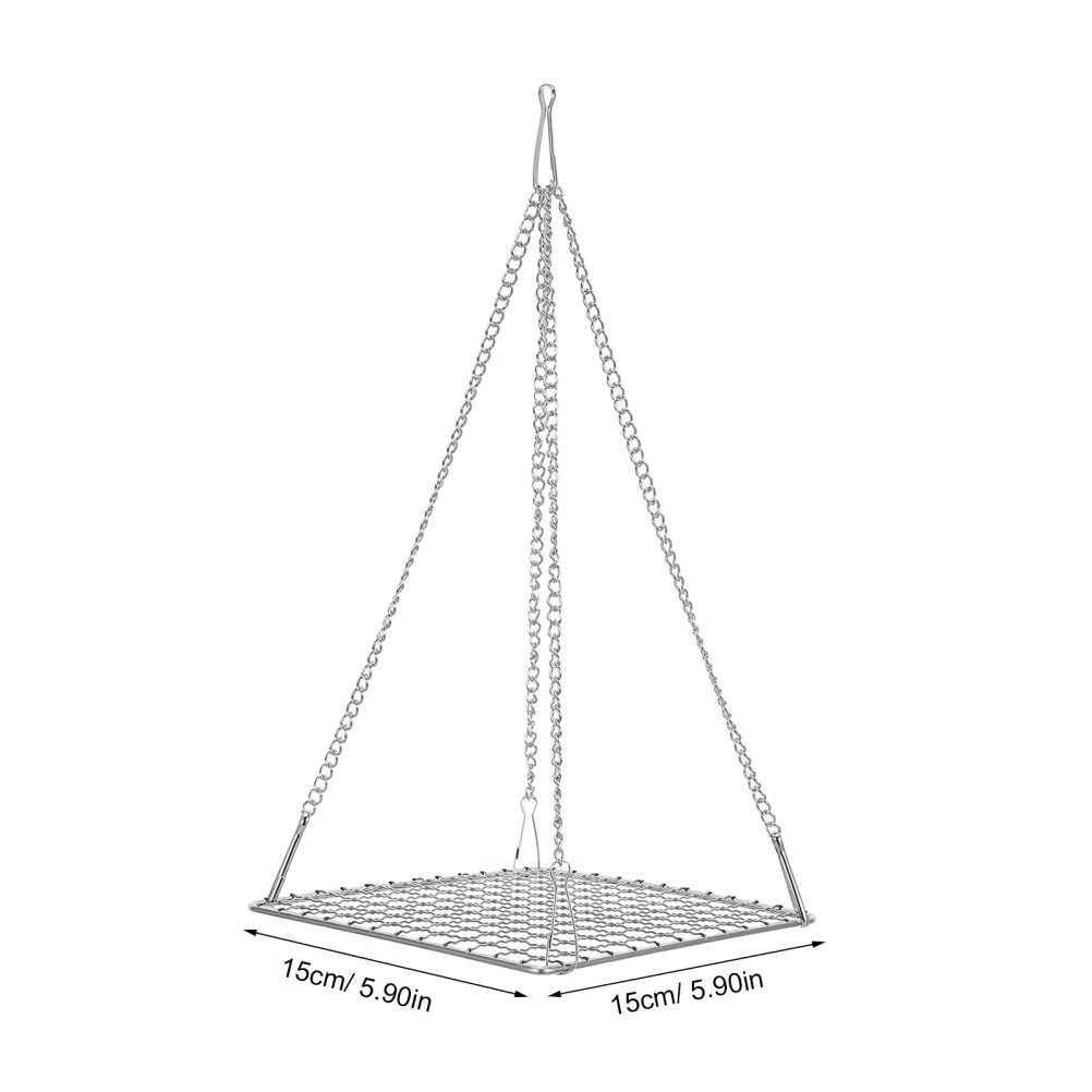 2 Pcs Herb Drying Rack for Herbs Metal Hanging Plants Baskets and Nets