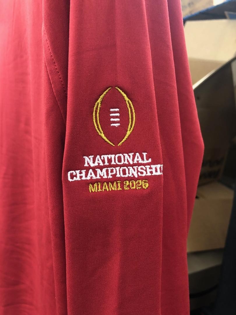 2026 CFP Championship Indiana Hoosiers Men's 1/4 Zip Pullover Cutter & Buck 2XL