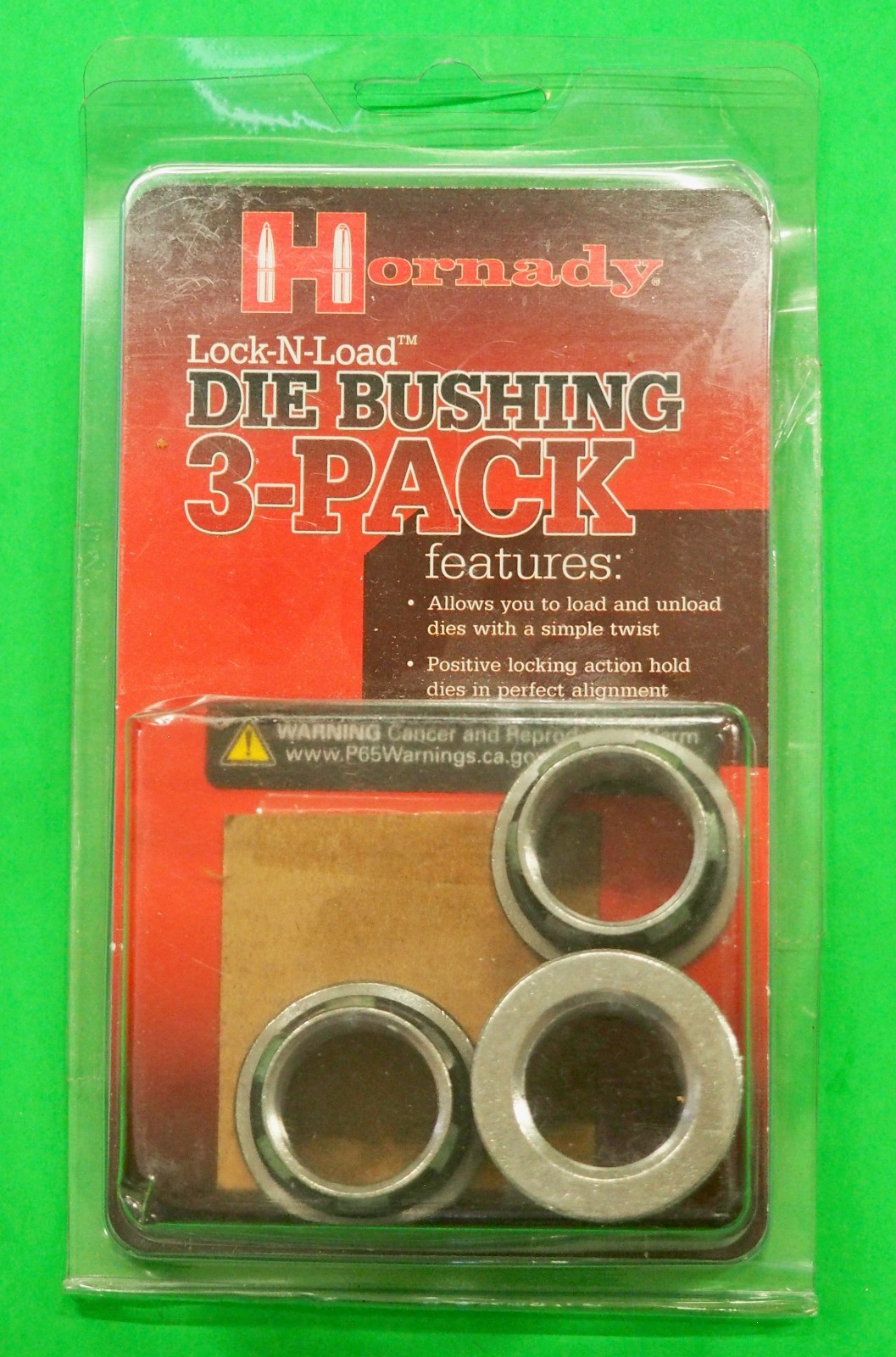 Hornady L-N-L Die Bushings(044093)-(3ct)-NOS-no package