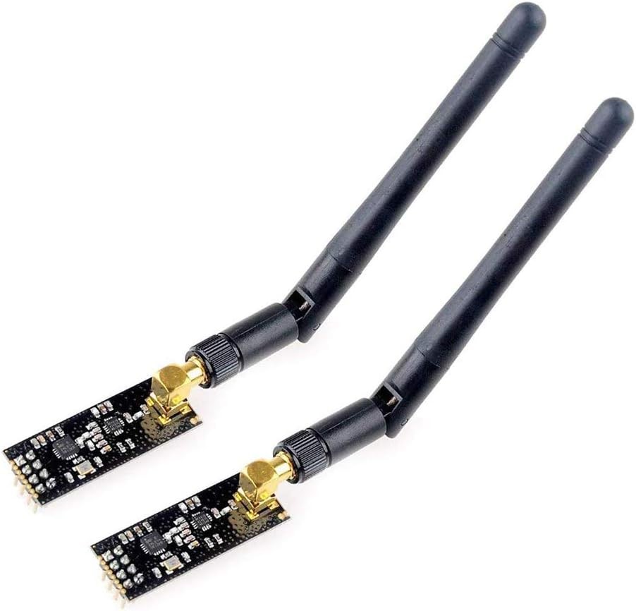 2pcs NRF24L01+PA+LNA Wireless Transceiver RF Transceiver Module with SMA Antenna