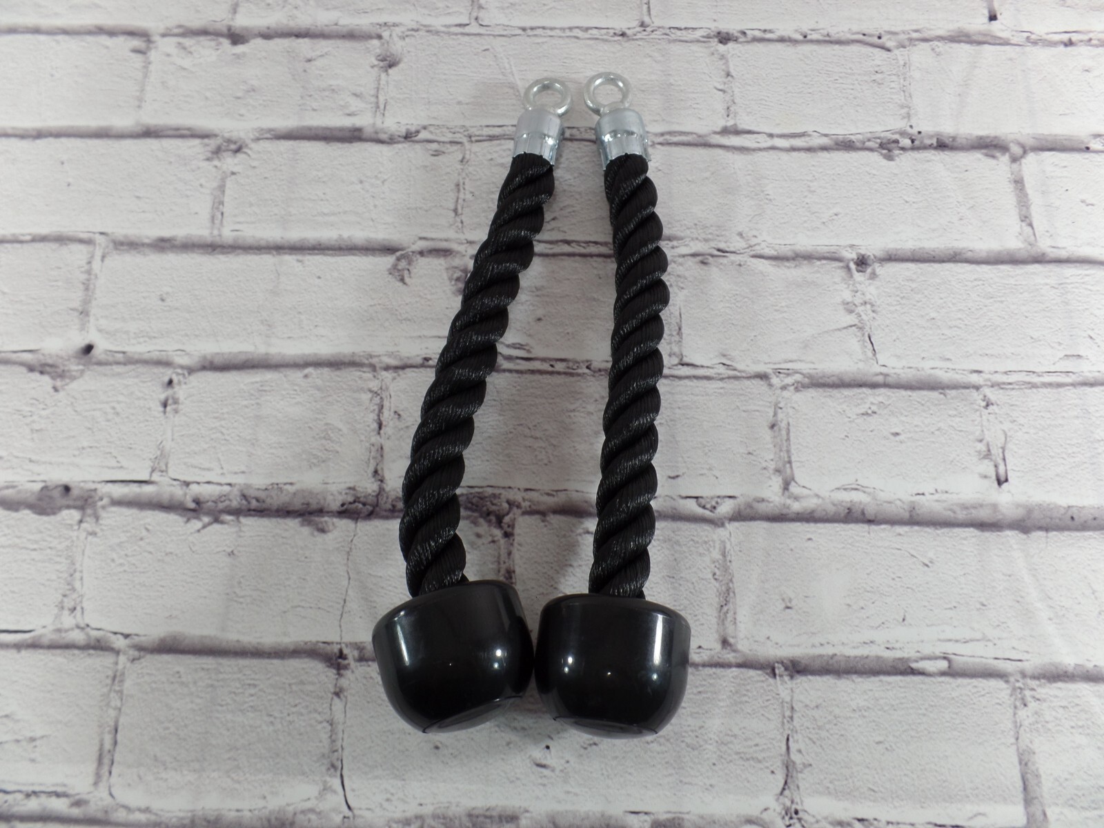 Pair Pull Down Rope Single Grip Tricep Training Gym Supplies Cable Pulley