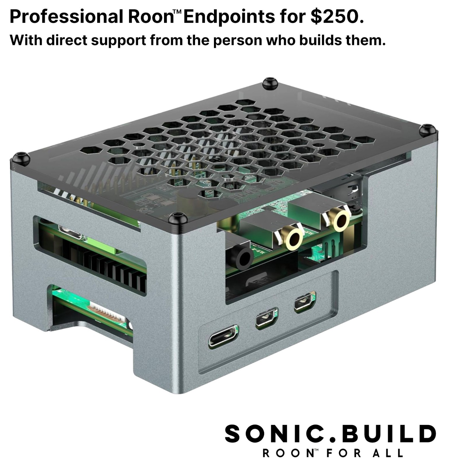 Roon Endpoints - Plug and Play, with Stereo RCA Outputs