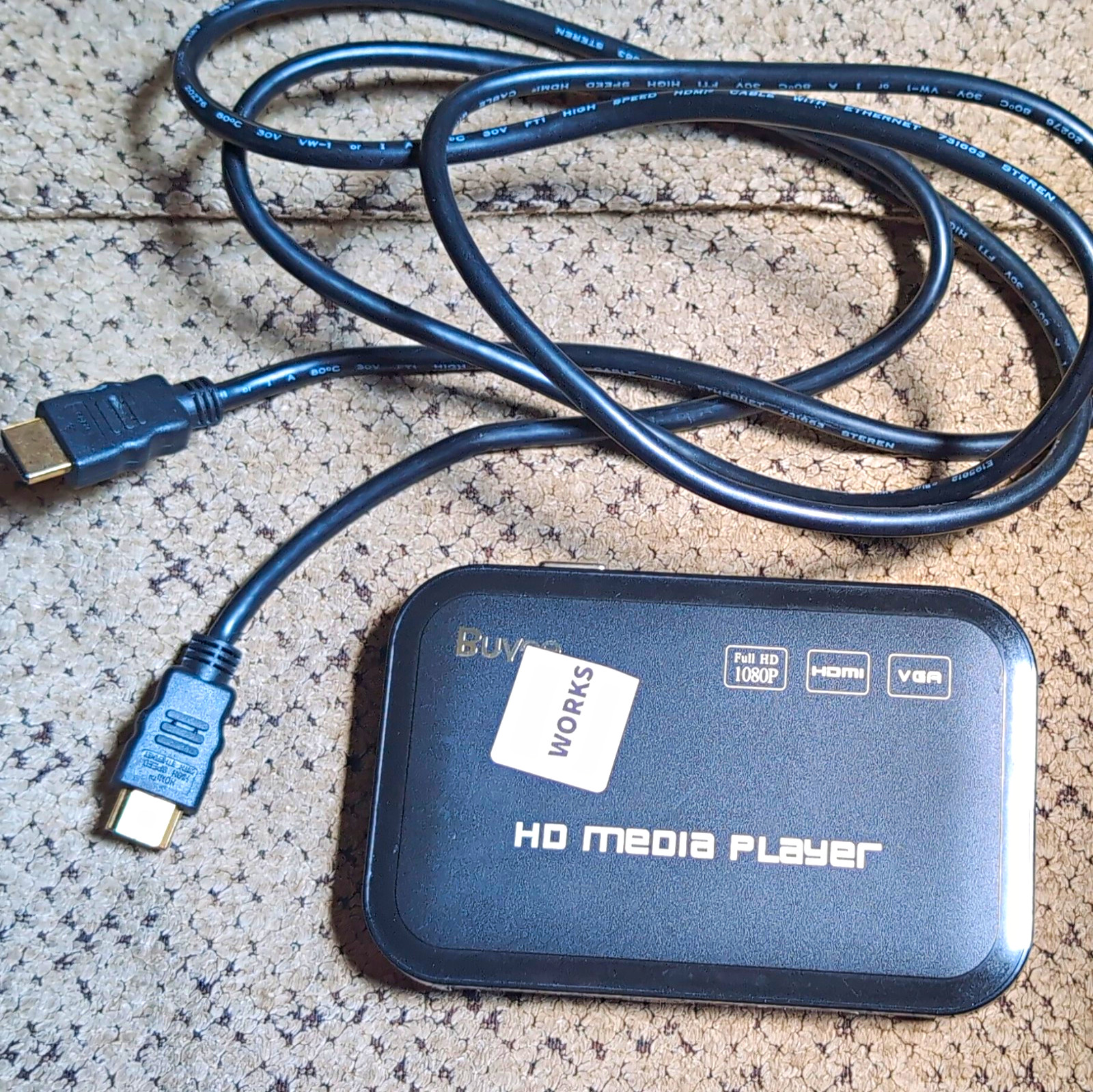 Buy HD Media Player Box Full HD 1080p HDMI VGA USB 2.0 Black
