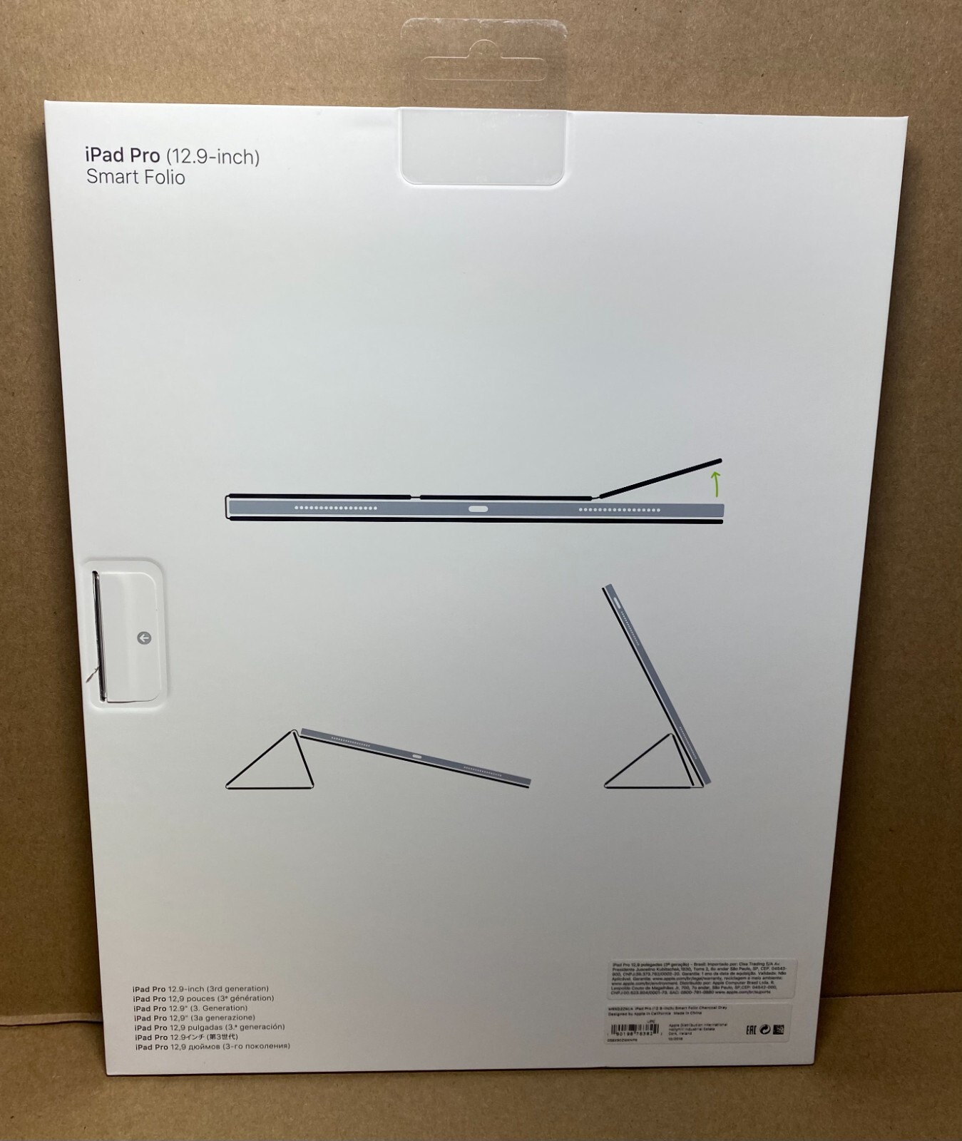 Apple Smart Folio Case for iPad Pro 3rd Generation 12.9" Charcoal Gray -Original