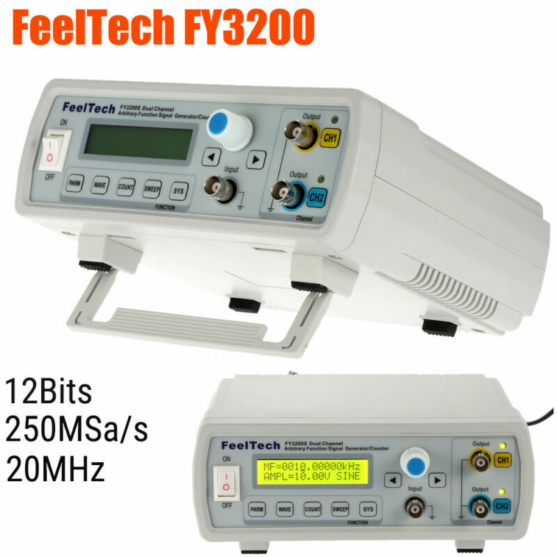 FY3200-20MHz Dual-channel DDS Function Waveform Signal Generator Counter FY3200S