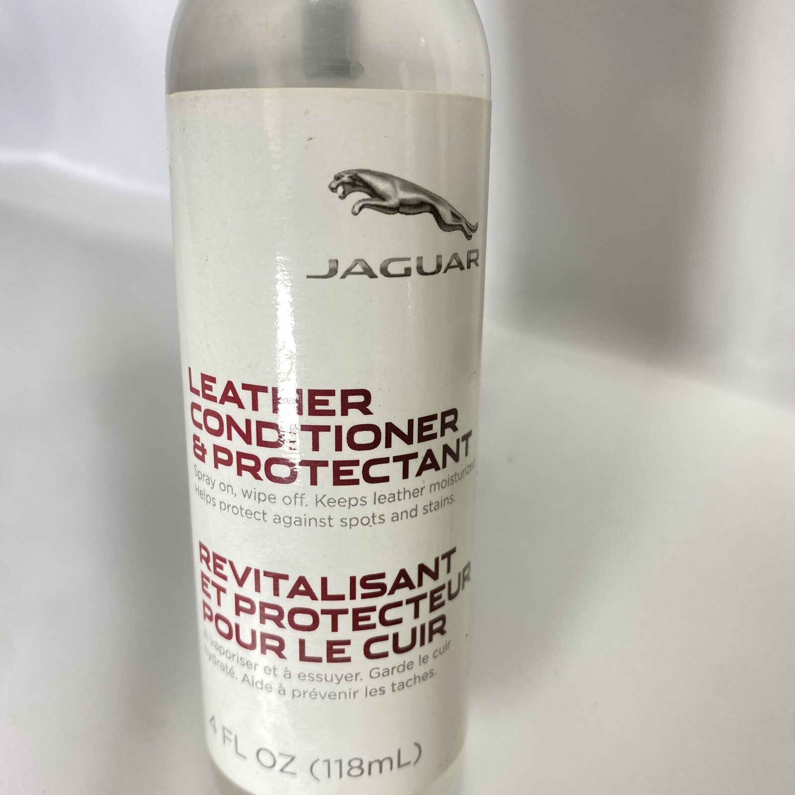 Jaguar Leather Cleaner, Conditioner & Protectant, Carpet Spot Remover 4 fl each