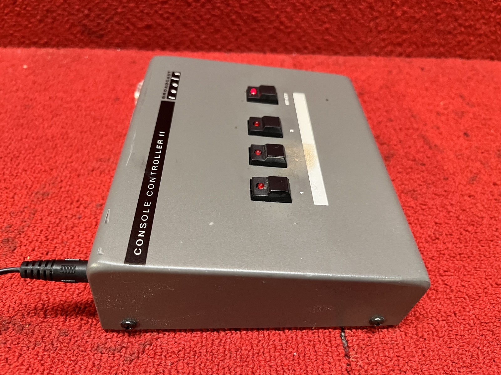 Used Gray Broadcast Tools Console Controller II Tested Works Good Condition