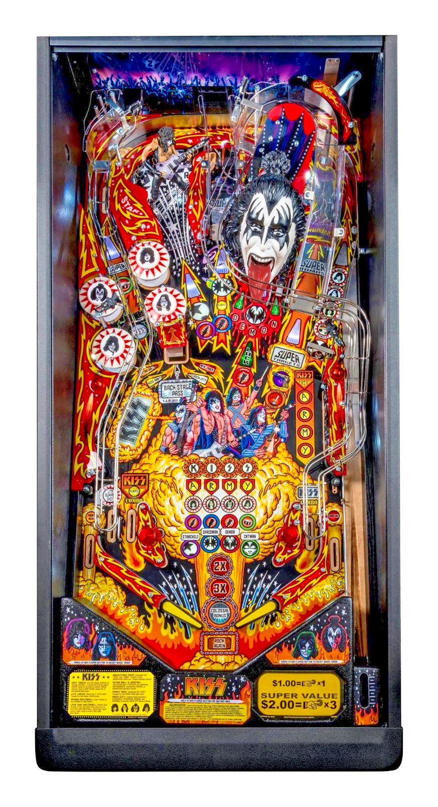 STERN KISS PINBALL MACHINE