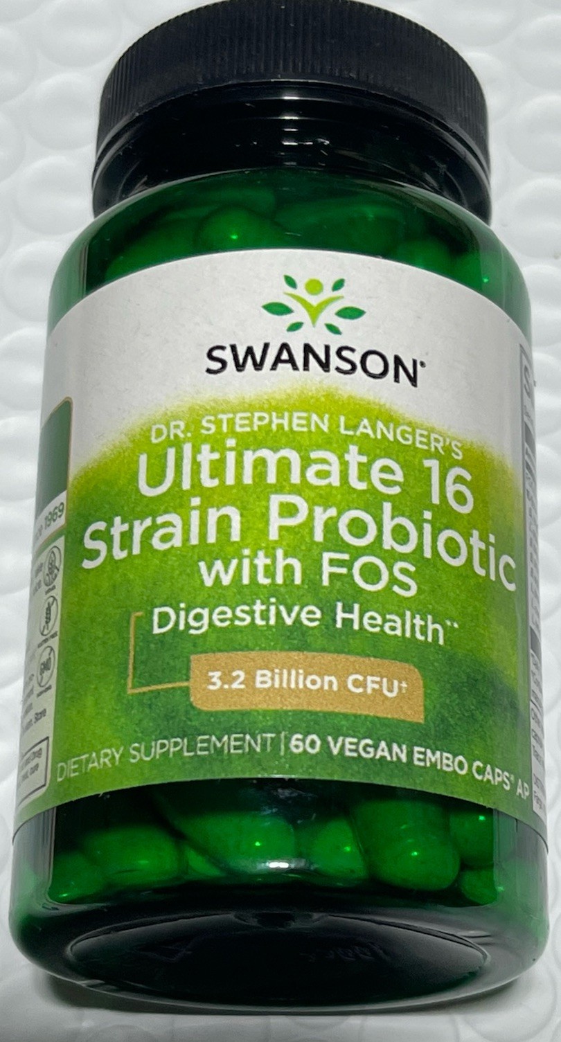Dr. Stephen Langer's Ultimate 16 Strain Probiotic with Prebiotic Fos 3.2 Billion