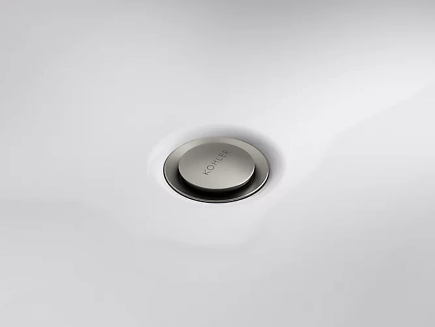 Kohler RH1464524-BN Clicker Drain with Overflow in Vibrant Brushed Nickel