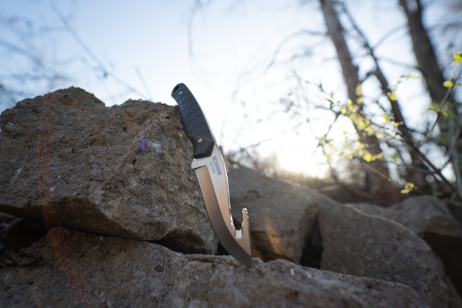 New Schrade Exertion Fixed Blade Knife 1159308