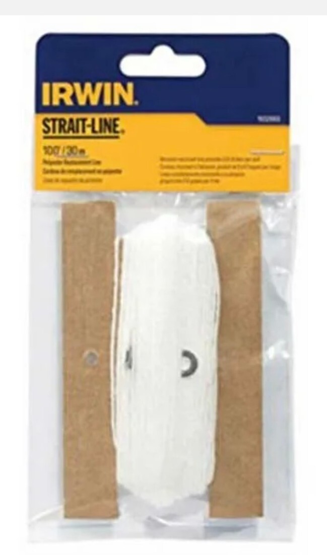 Irwin 1932893 Polyester Replacement Twisted Chalk Line 100 L ft. (Pack of 6)