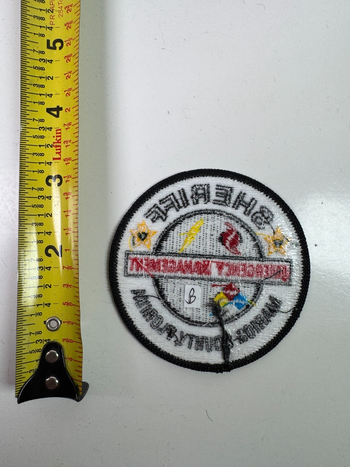 Marion County Florida Sheriff Emergency Management 3" Patch O2B