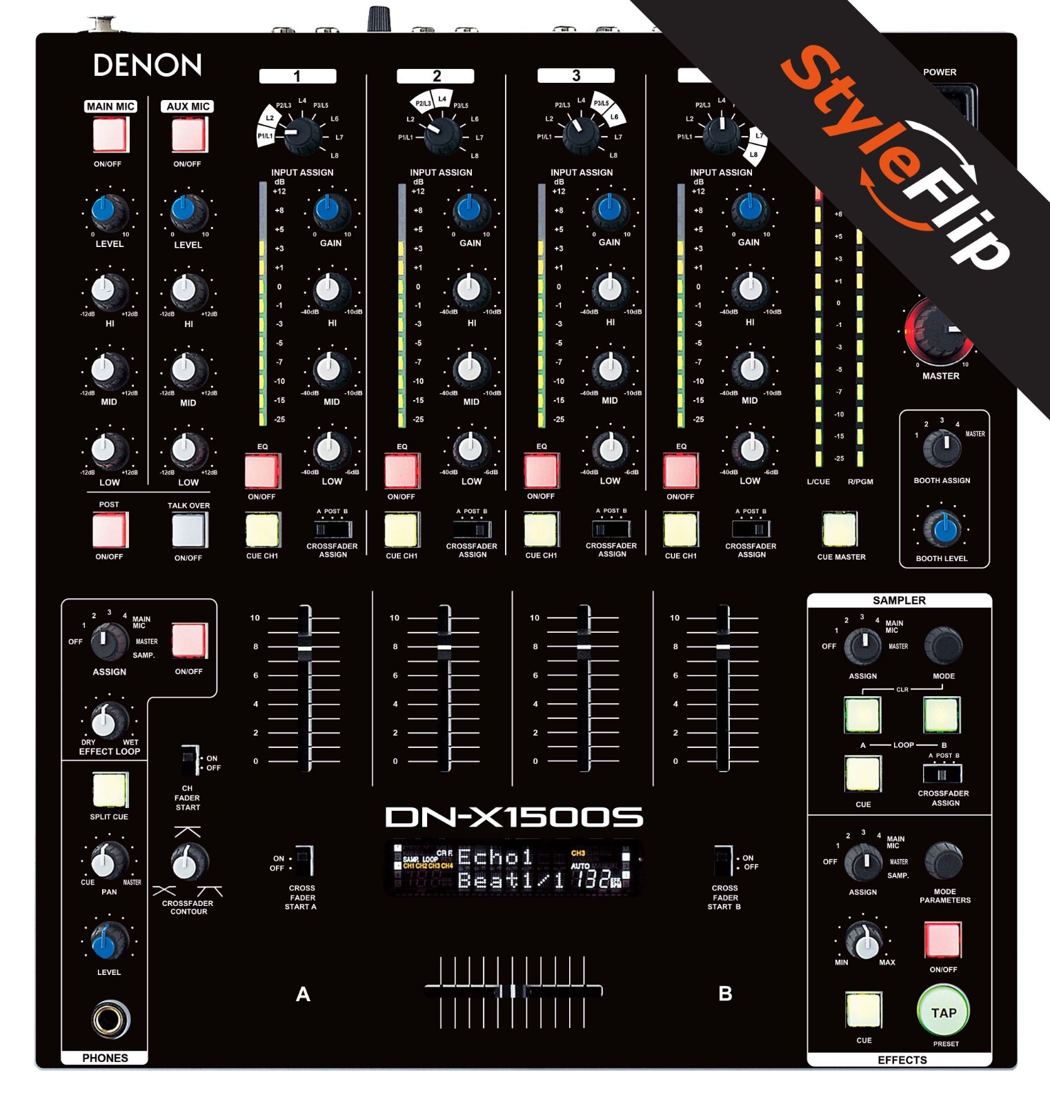 Denon X1500S/X1500 Skin | Color Black | Protective Decal | StyleFlip Skins
