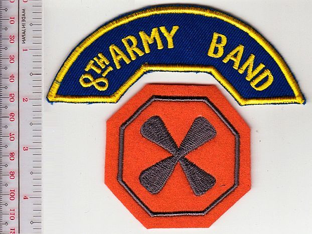 Military Band 8th Army Field Marching Band United States Army No Tariff